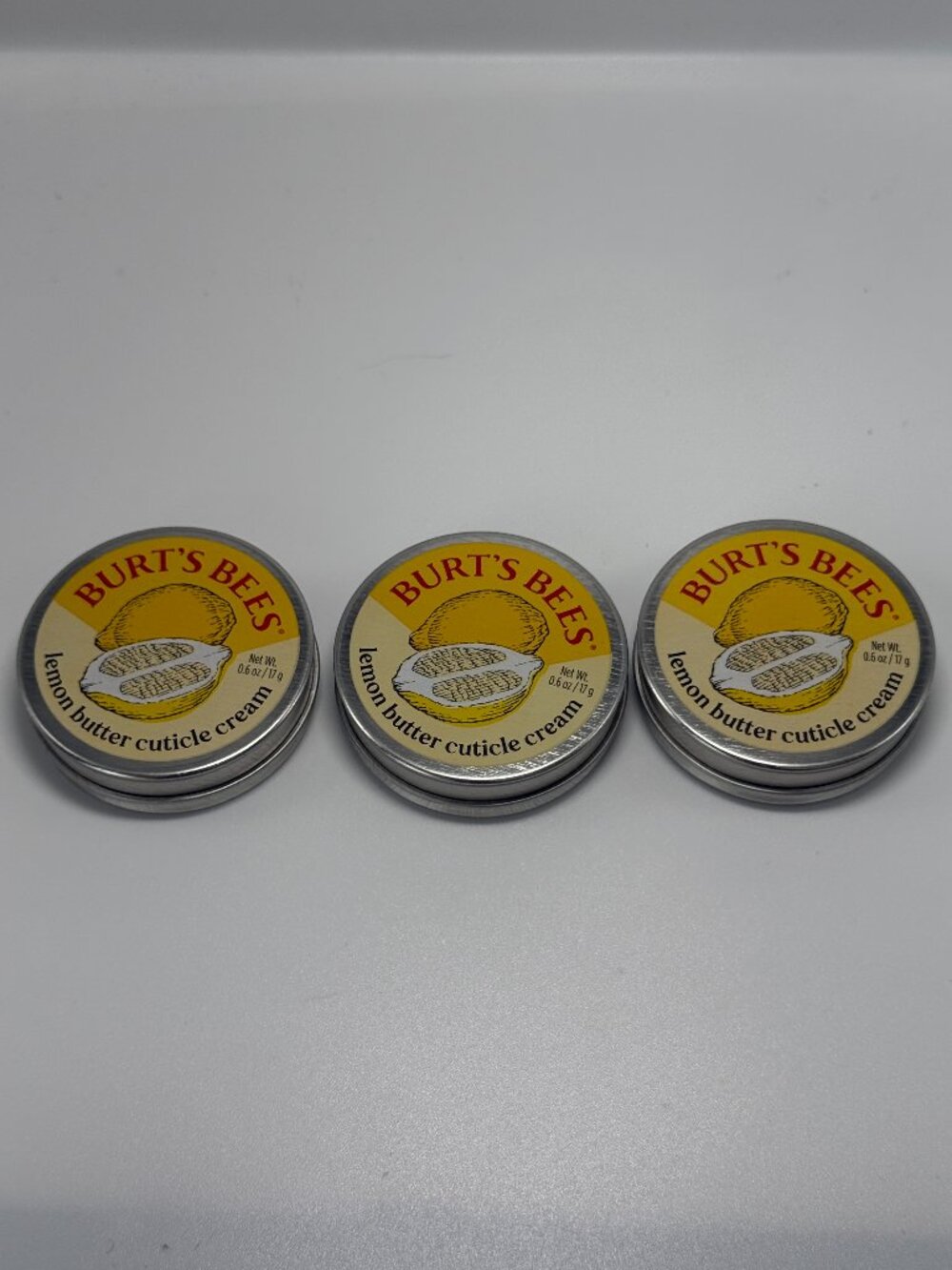 Burt’s Bees Lemon Butter Cuticle Cream 0.60 oz – 3 Pack | Nourishing Nail Care